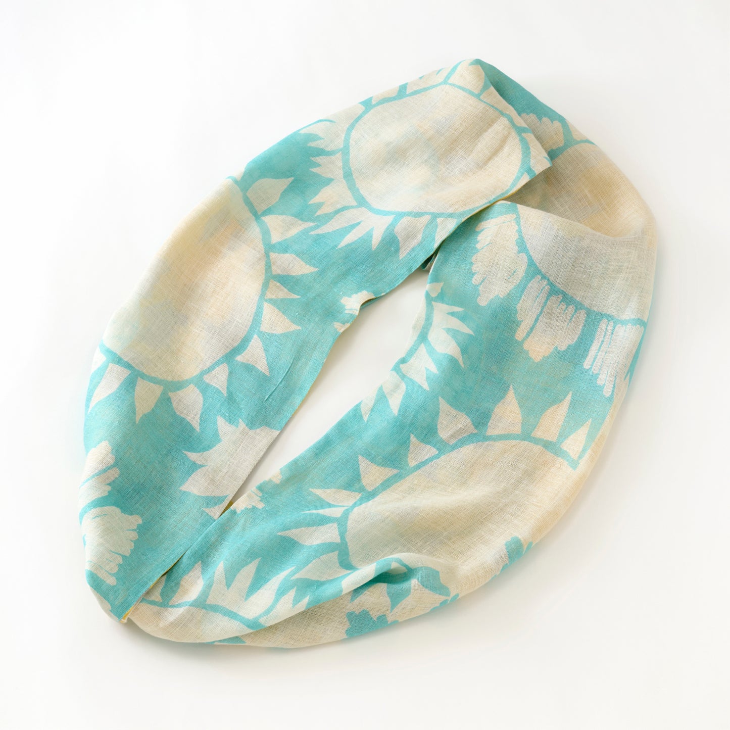 Arrivée prévue en mai! Écharpe à boucles en lin 'Marrakesh'