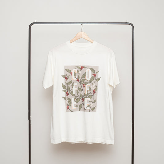 8月上お届け Organic Cotton UNISEX Tshirt 'Coffee Matters'