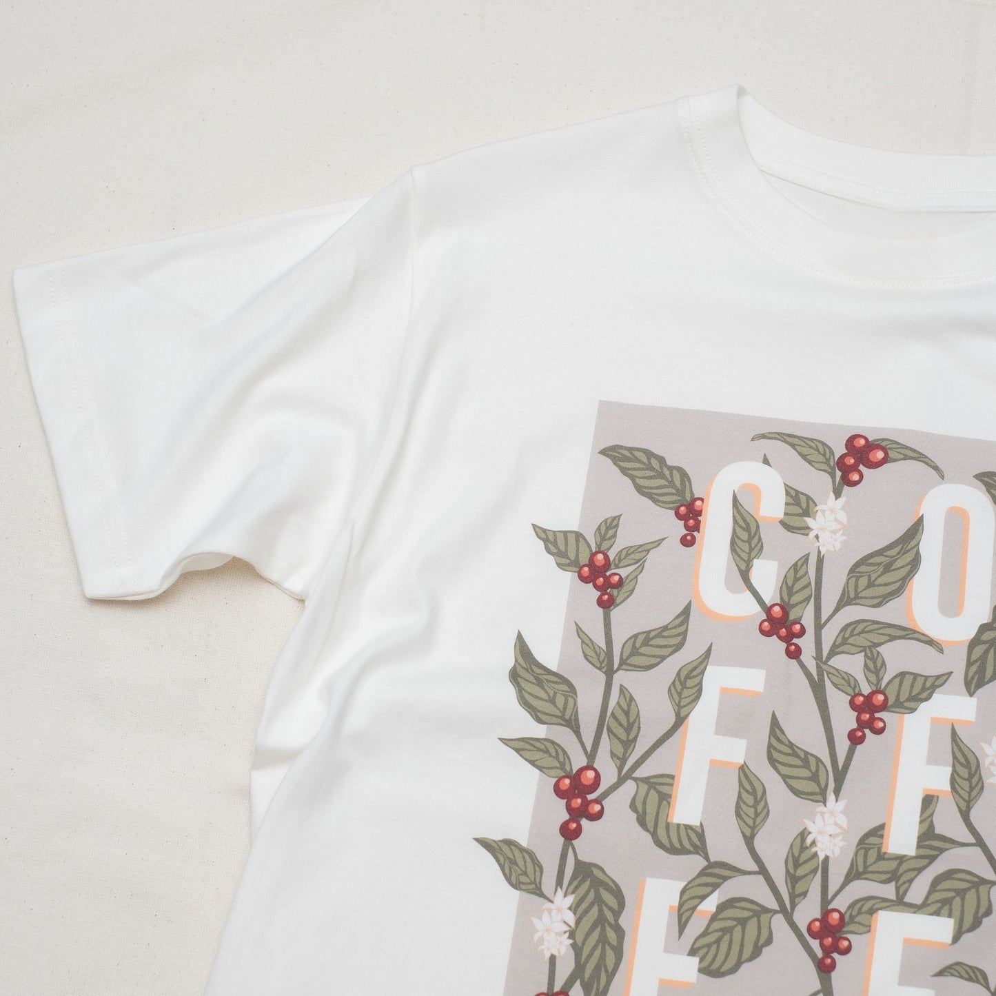 8月上お届け Organic Cotton UNISEX Tshirt 'Coffee Matters'