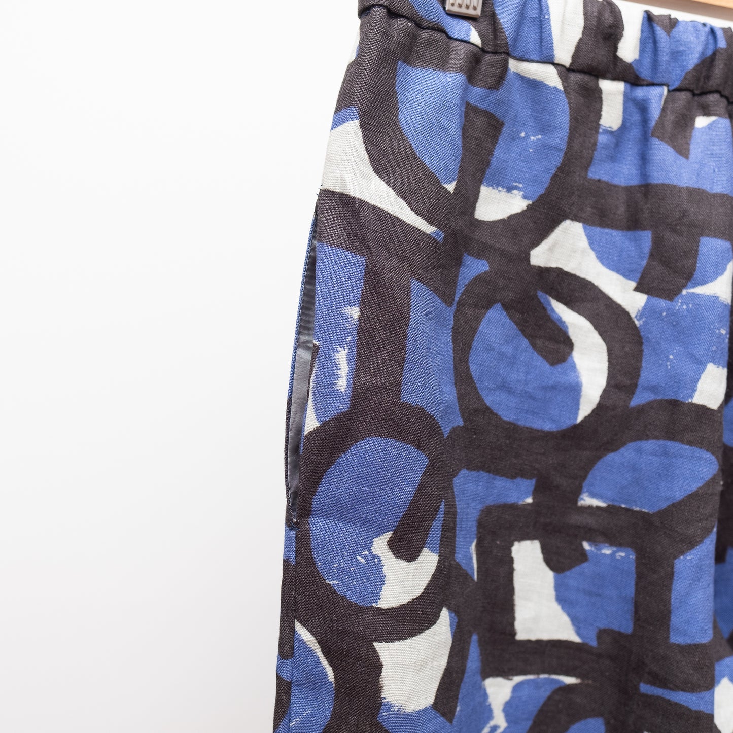 5月中旬入荷予定!リネンイージーパンツ 'Meridian' navy