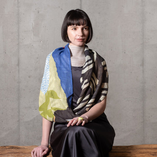Scheduled to arrive in May! Linen 'Marrakesh' loop scarf