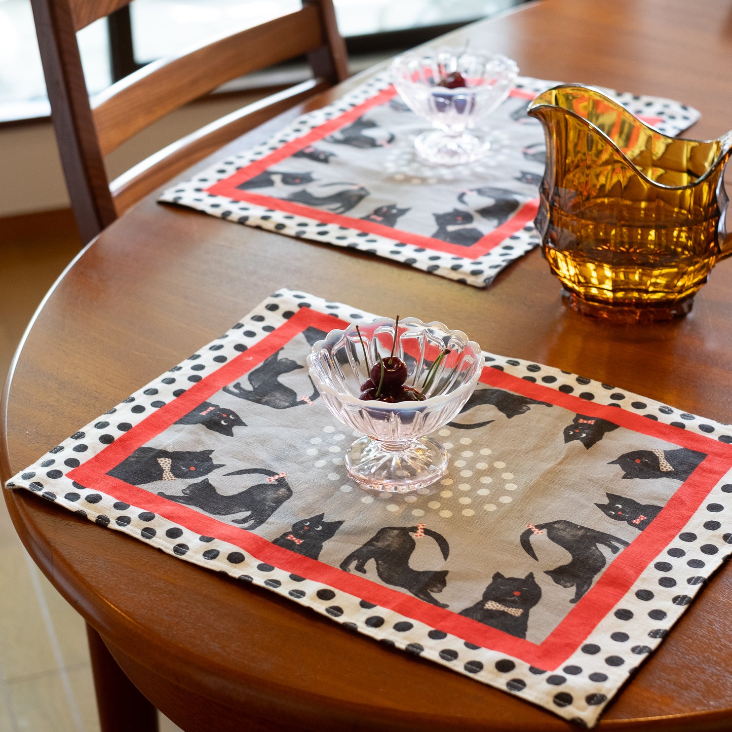Omi Linen Japanese Linen Kitchen Towel 'Local Barista' | YARN&COPPER