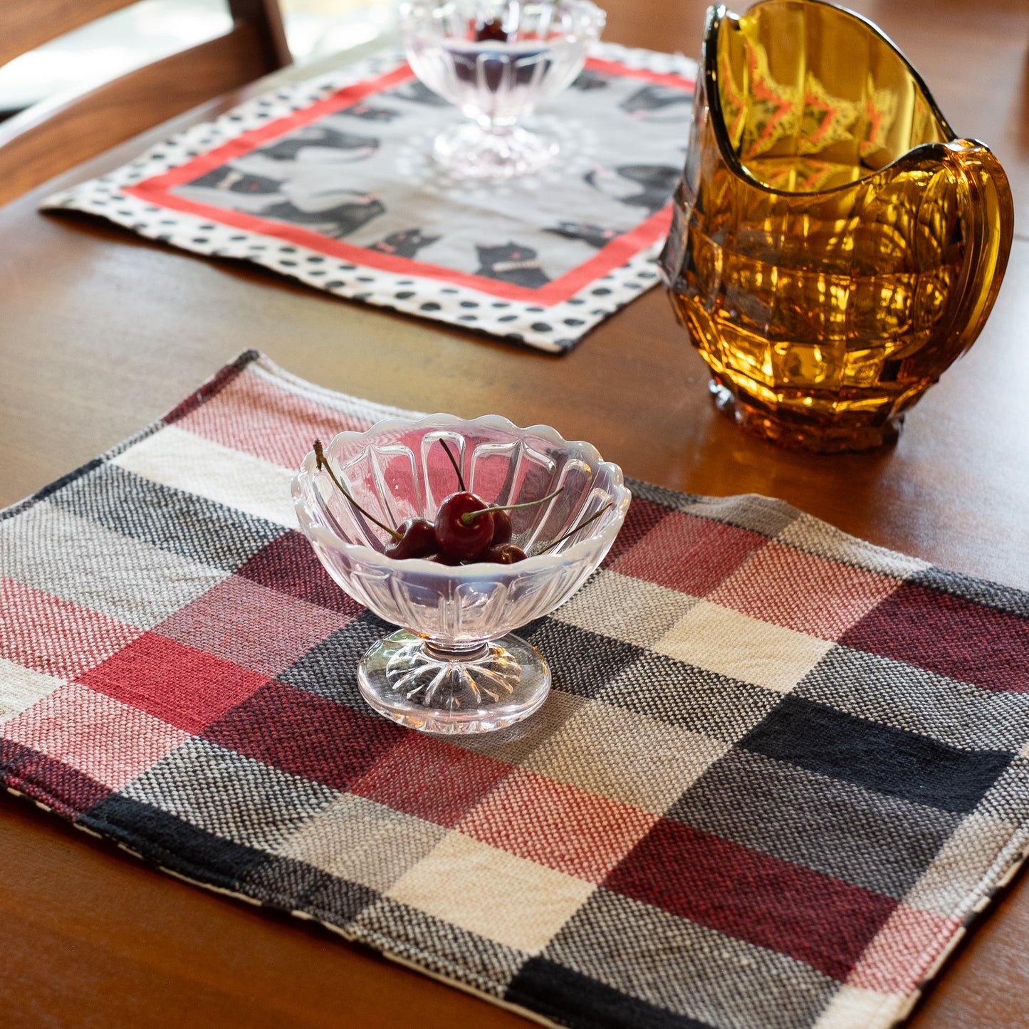 Omi Linen Japanese Linen Kitchen Towel 'Local Barista' | YARN&COPPER
