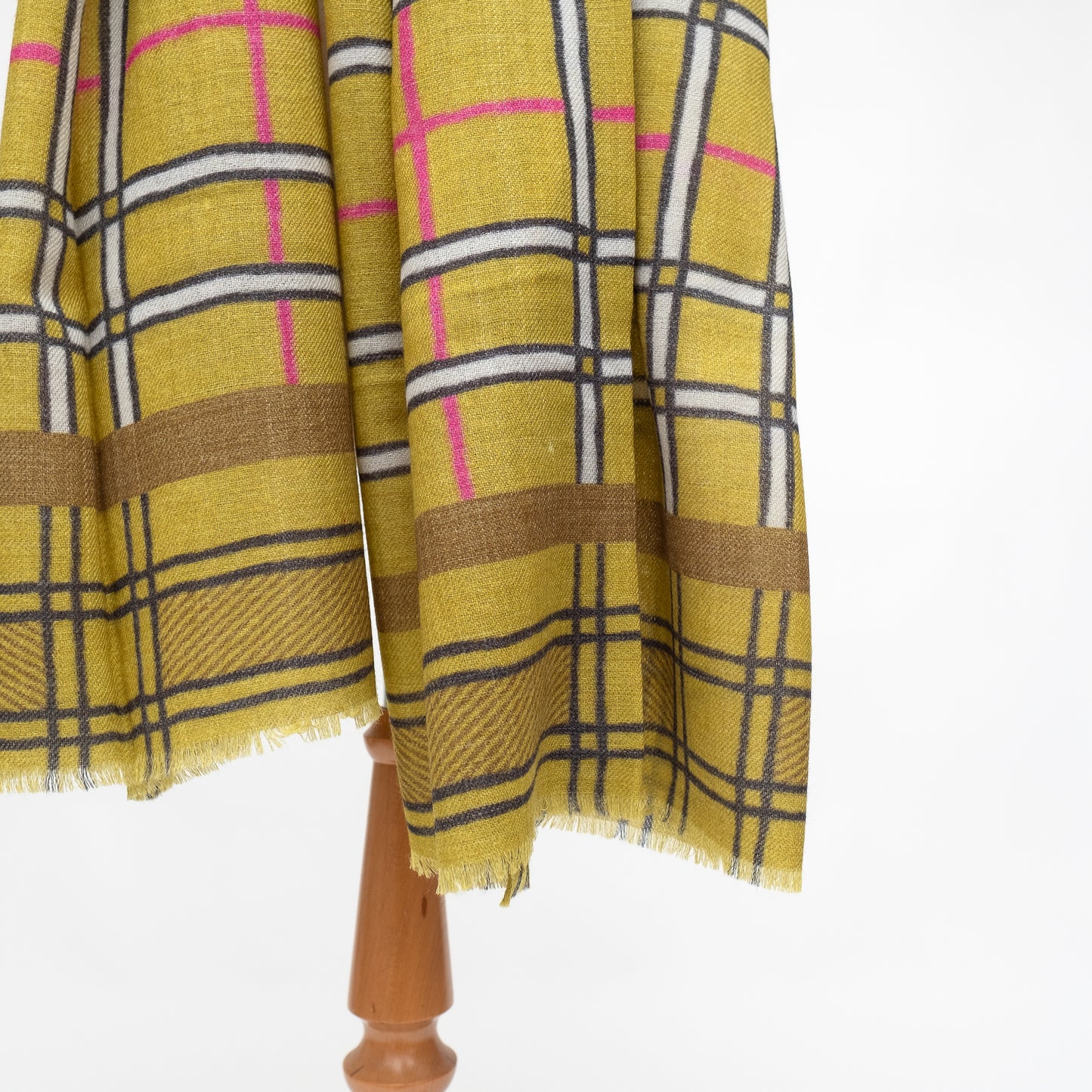Soft wool twill 'Scotland' willow green  ロングストール