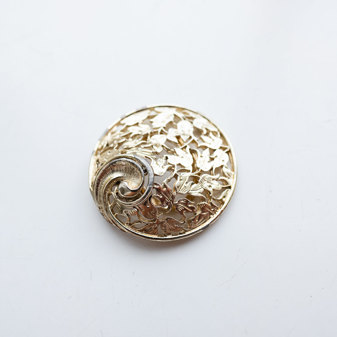 dead stock Vintage Scarf Clip Vintage Scarf Clip Leaf Silver