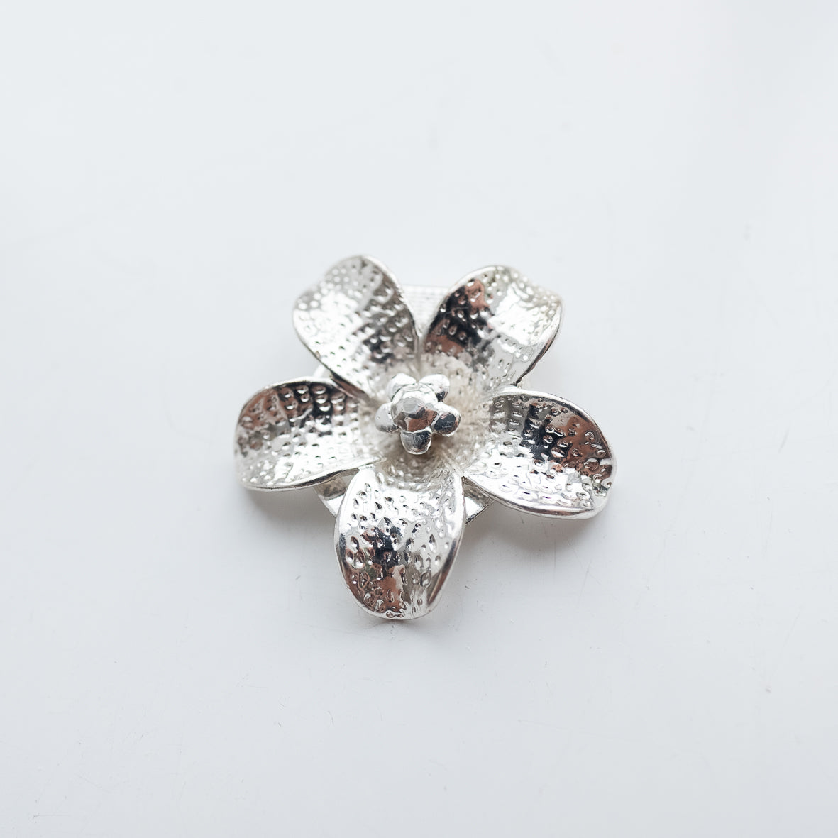 dead stock Clip Foulard Vintage Clip Foulard Vintage Feuille Argent