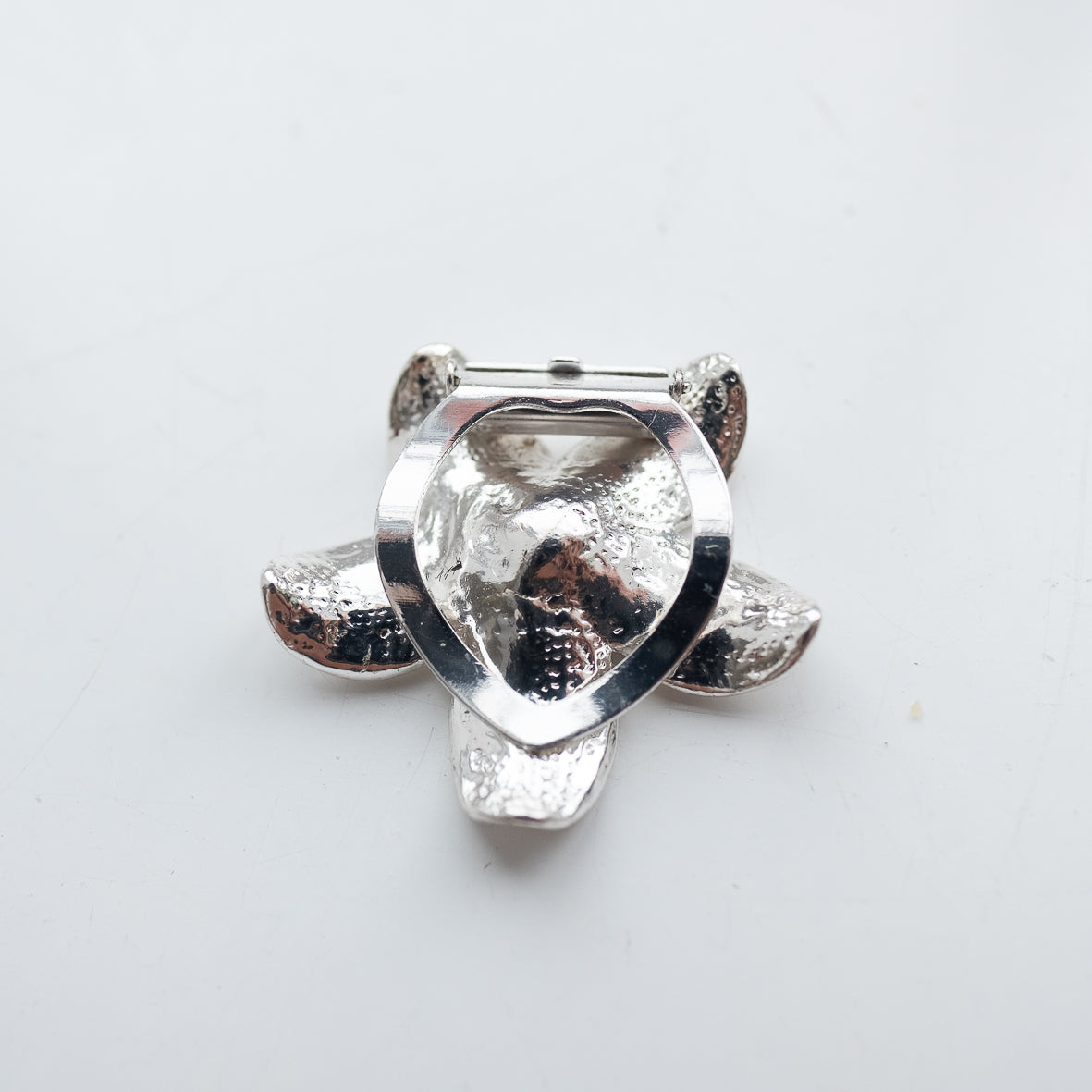 dead stock Vintage Scarf Clip Vintage Scarf Clip Leaf Silver