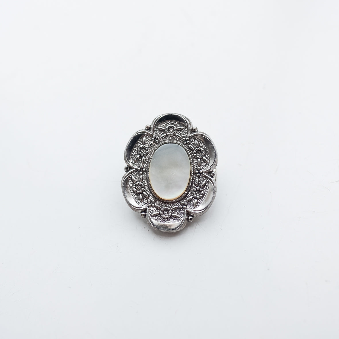 dead stock Vintage Scarf Clip Vintage Scarf Clip Leaf Silver