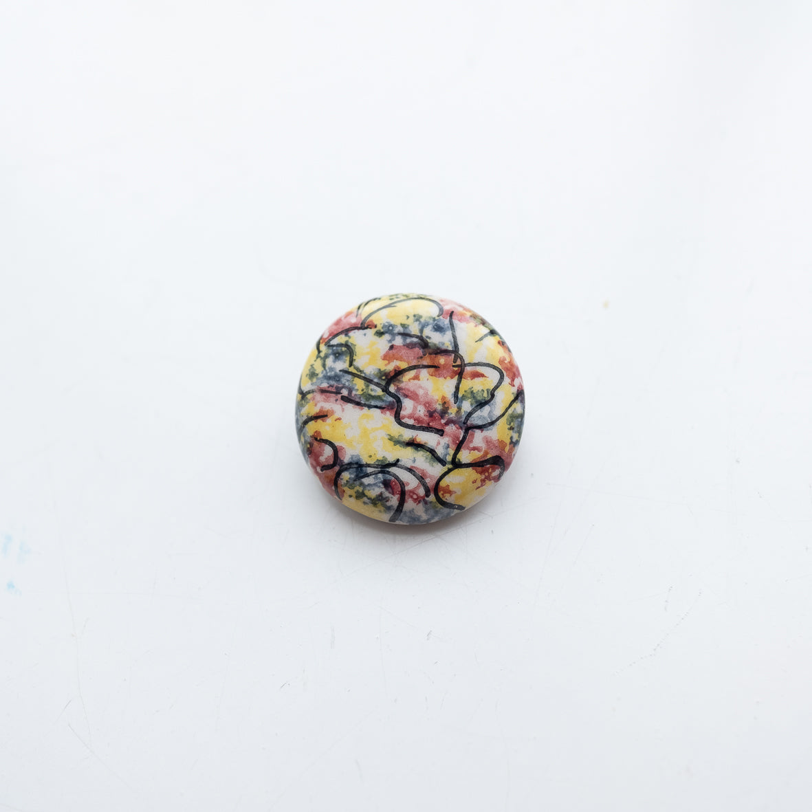 dead stock Clip Foulard Vintage Clip Foulard Vintage Feuille Argent