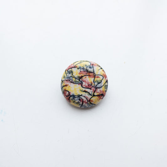 dead stock Clip Foulard Vintage Clip Foulard Vintage Feuille Argent
