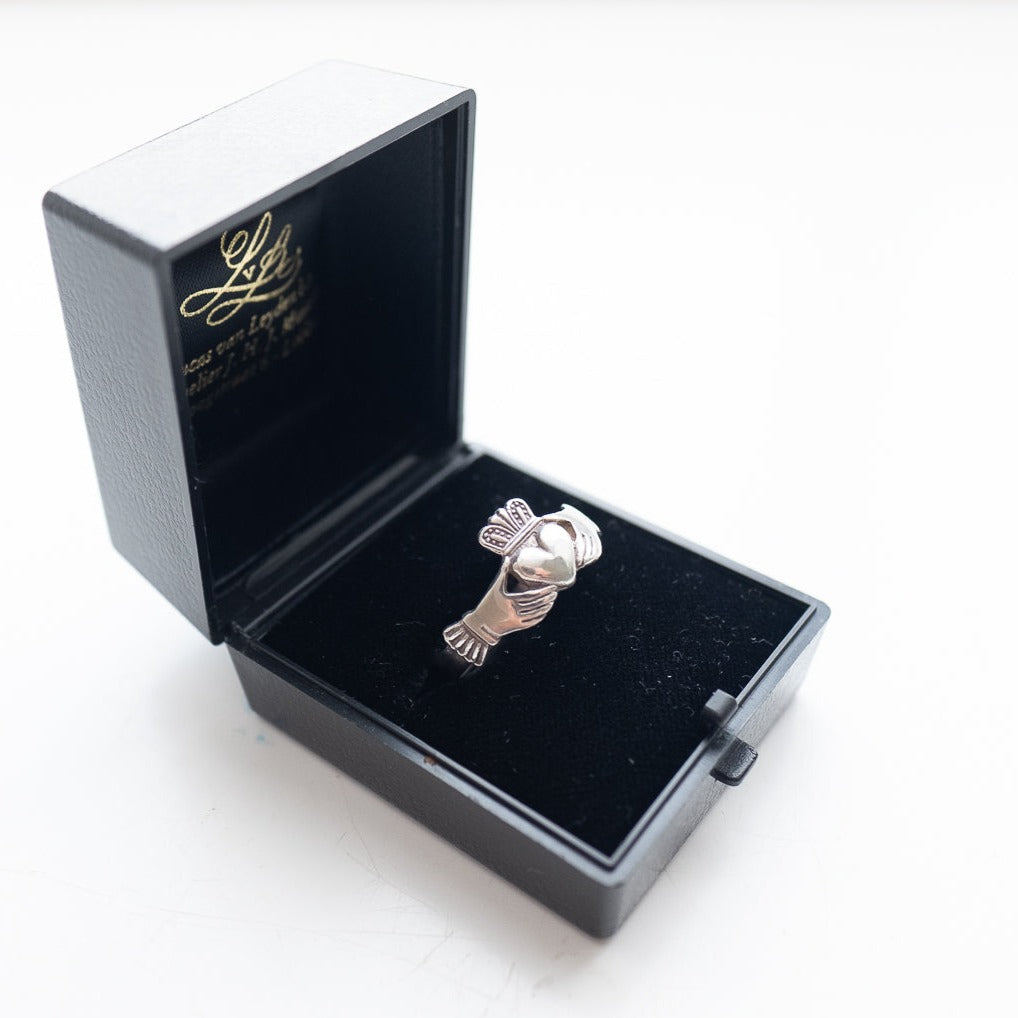 dead stock vintage scarf ring silver 925