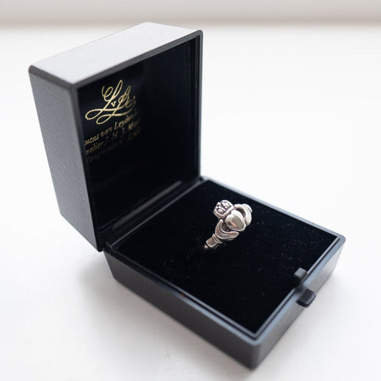 stock mort vintage écharpe bague argent 925