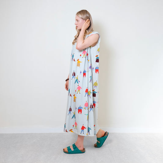 Organic Cotton 'Regent park' Aラインドレス