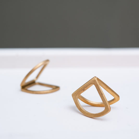 単品 YARN&COPPER 真鍮製  バタフライスカーフリング SMサイズ
