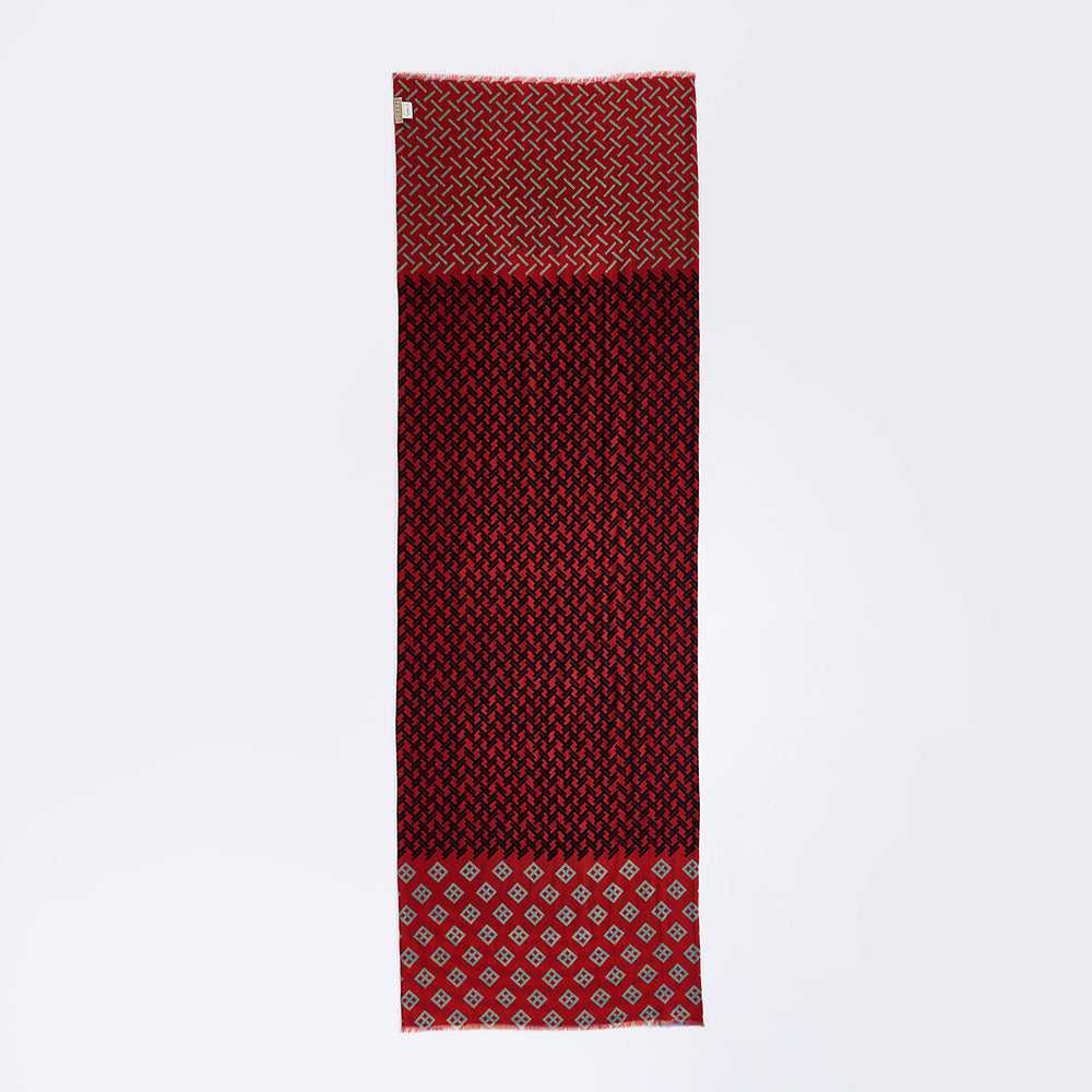 再入荷!Japanese Merino Wool 'Balancing Act‘ 二重仕立てのロングストール
