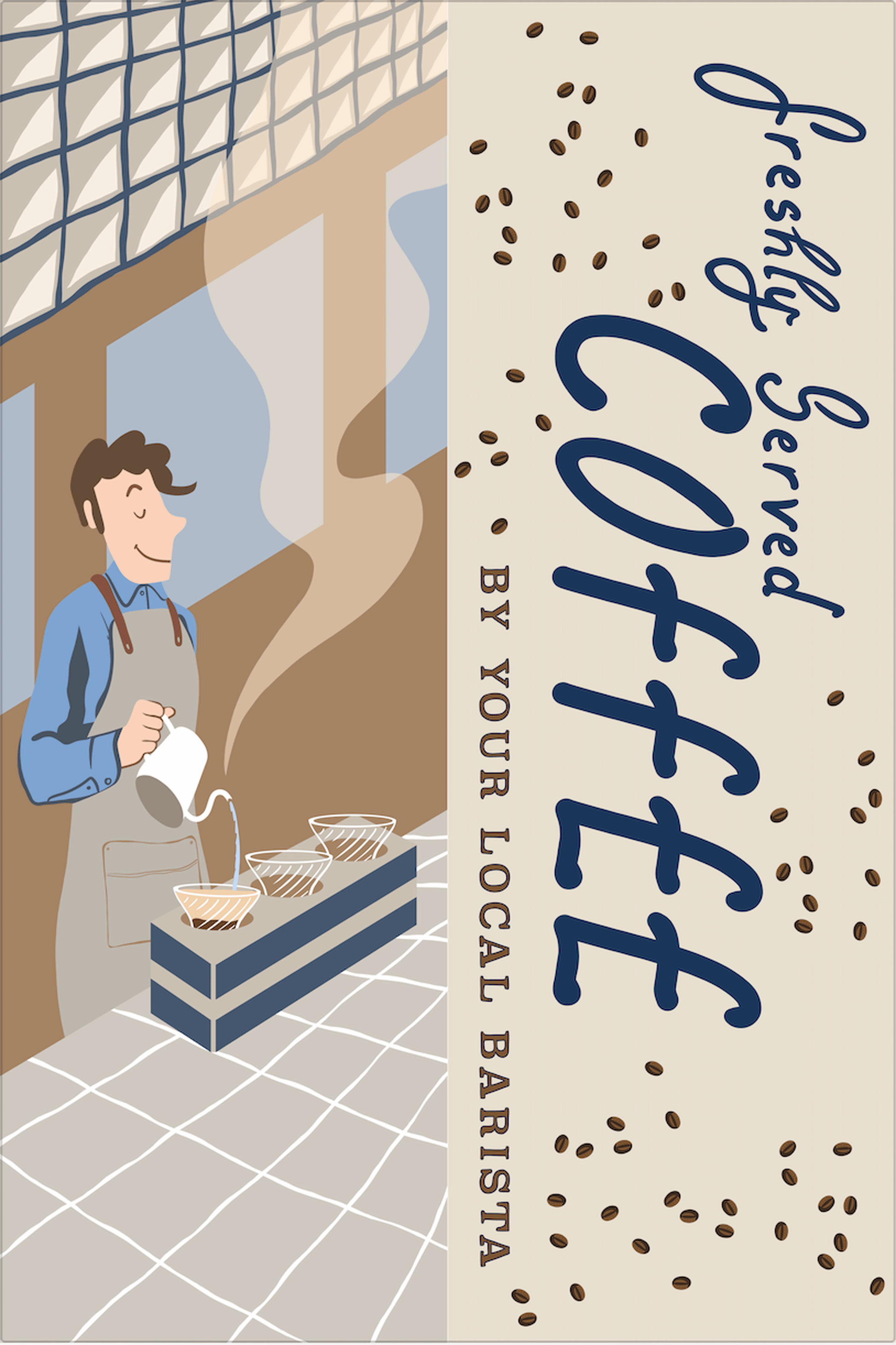 Japanese Merino Wool 'Barista' 二重仕立てのロングストール | YARN&COPPER