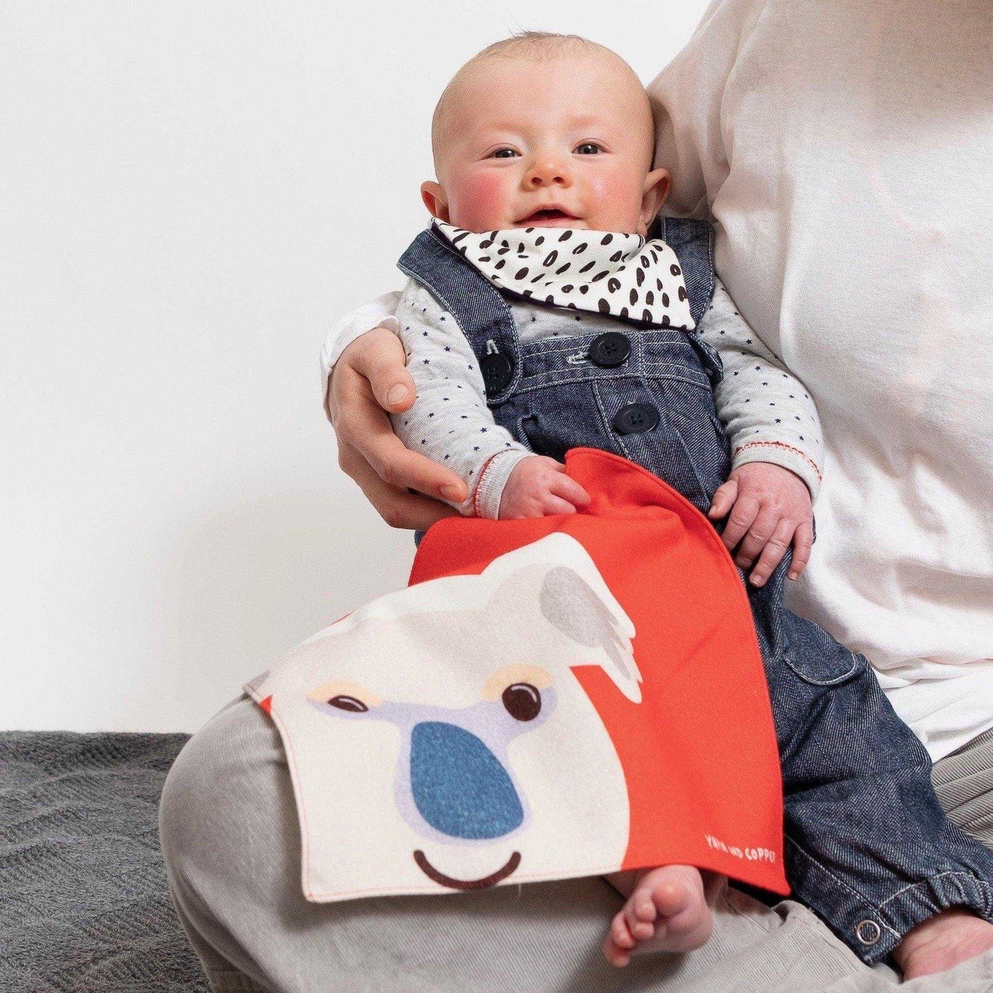 Baby&Kids Organic Cotton Hanky 'Koala' ミニハンカチ | YARN&COPPER