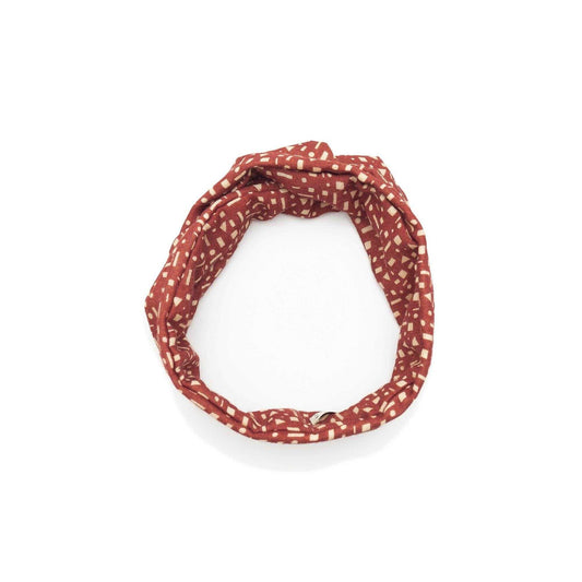 Japanese Merino Wool 'Alkham' Red ヘッドスカーフ/ミニスカーフ | YARN&COPPER