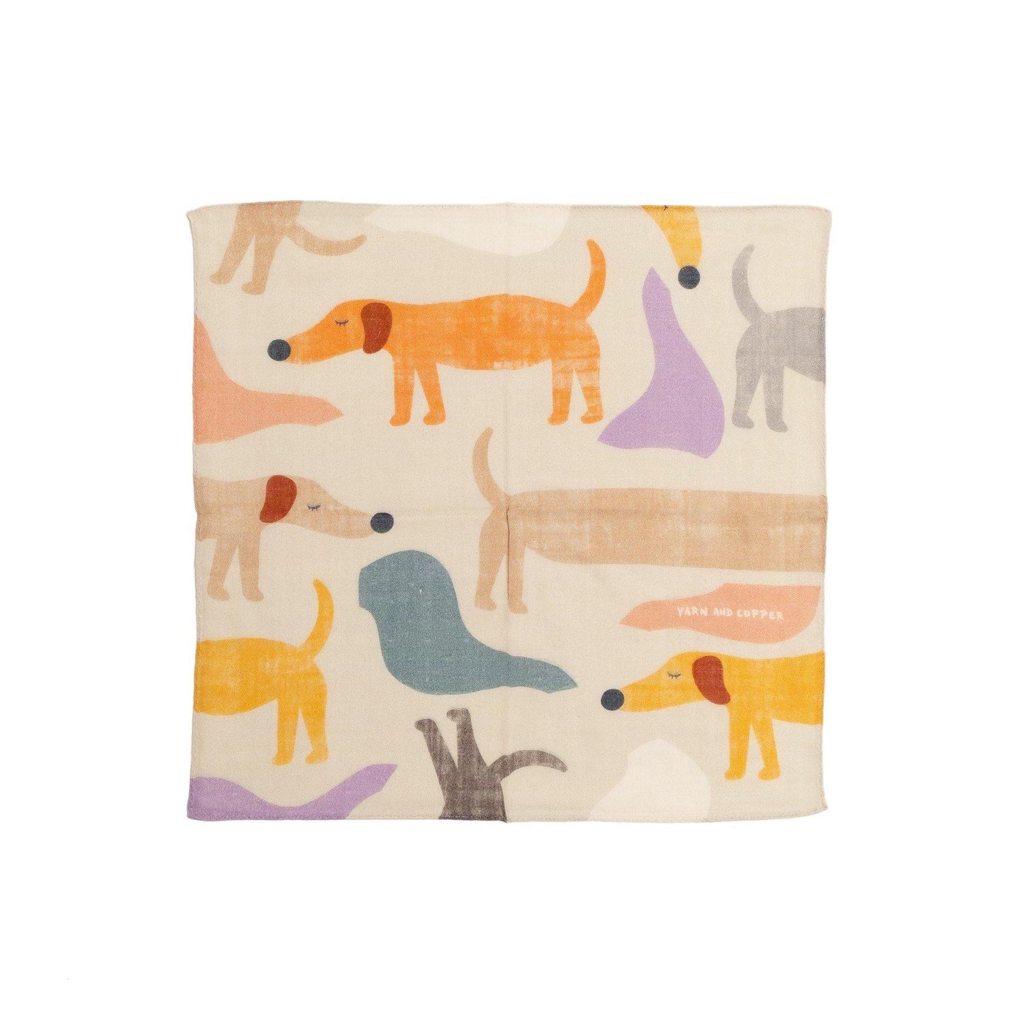 再入荷!2色 Japanese Printed Double gaze Organic cotton 'Jasper' ハンカチ/バンダナ
