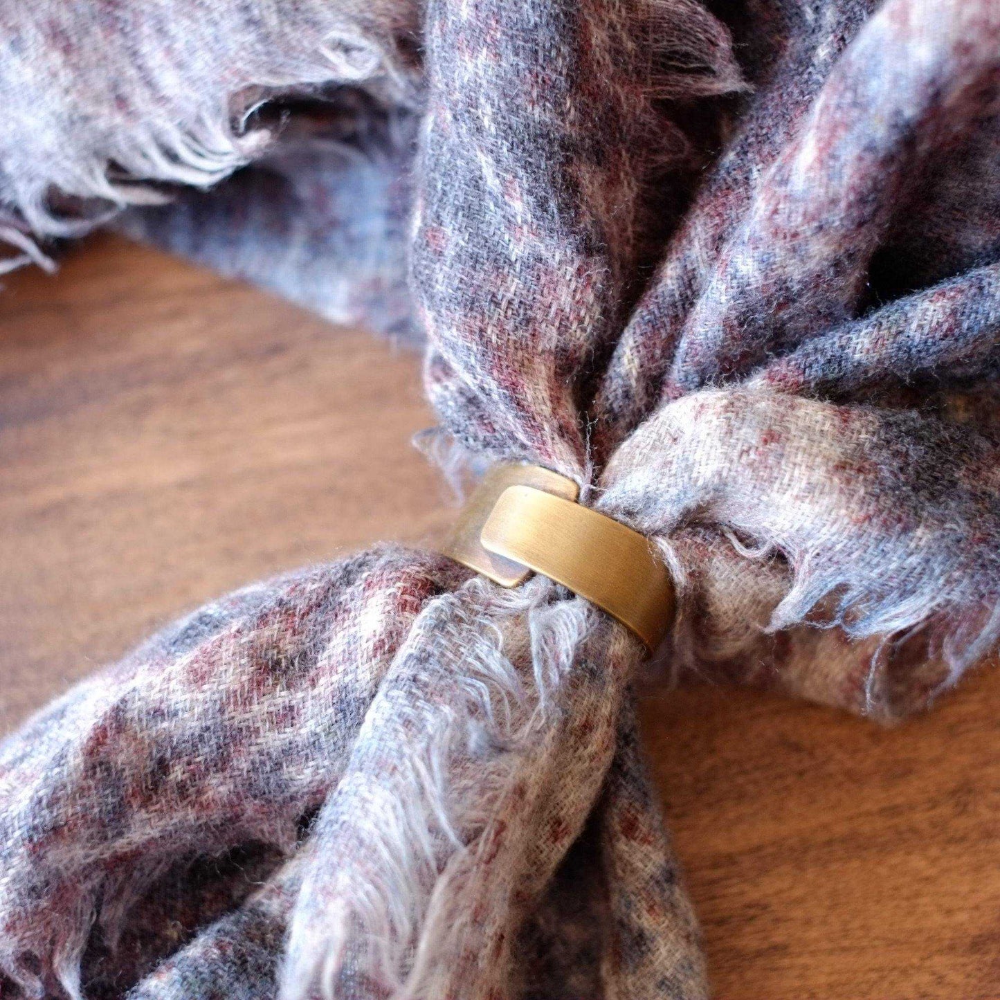 YARN&COPPER 真鍮製 Japanese Brass スカーフリング Lサイズ 単品 | YARN&COPPER