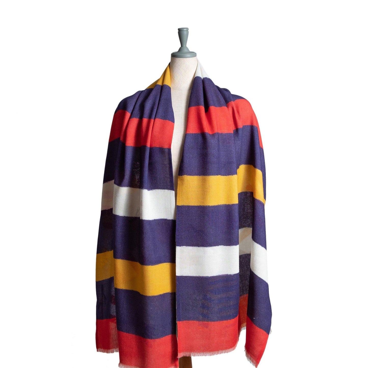 Japanese Merino Wool 'The Great Outdoors' 二重仕立てのロングストール