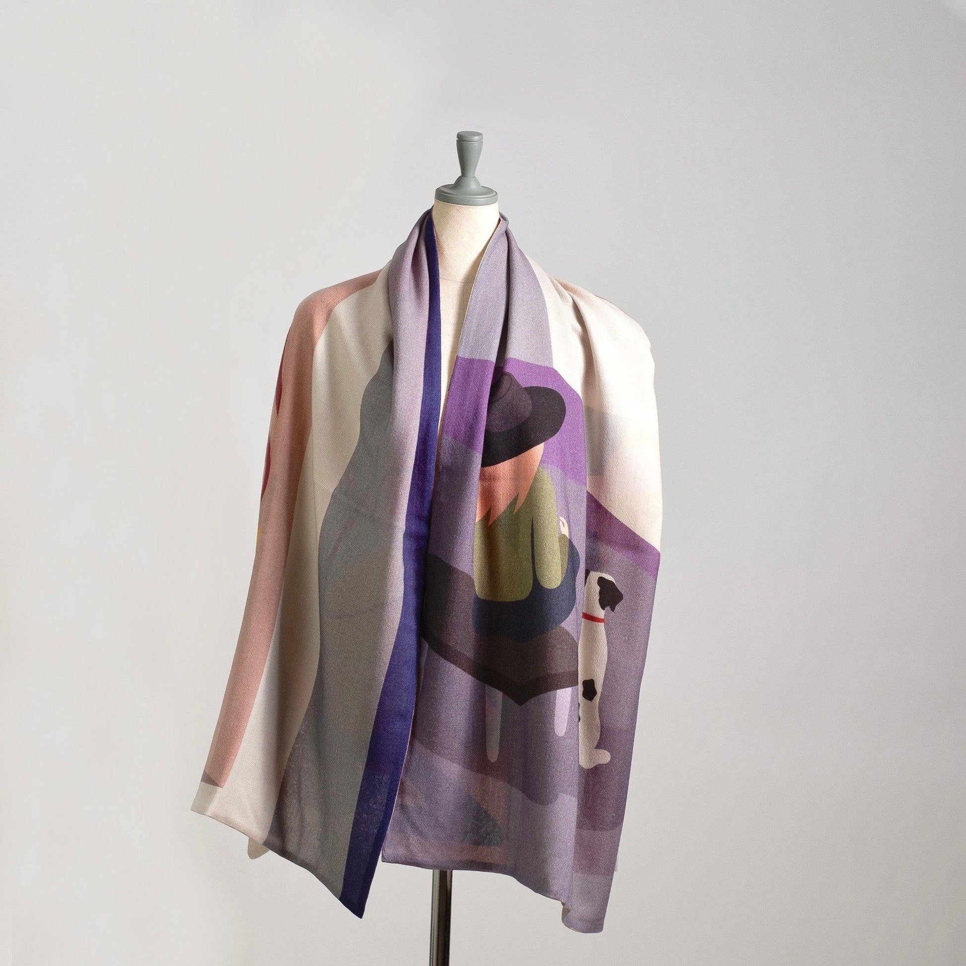 再入荷!Japanese Merino Wool 'AESTHETE' 二重仕立てのロングストール | YARN&COPPER