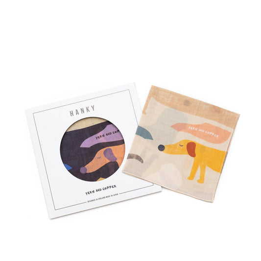 再入荷!2色 Japanese Printed Double gaze Organic cotton 'Jasper' ハンカチ/バンダナ