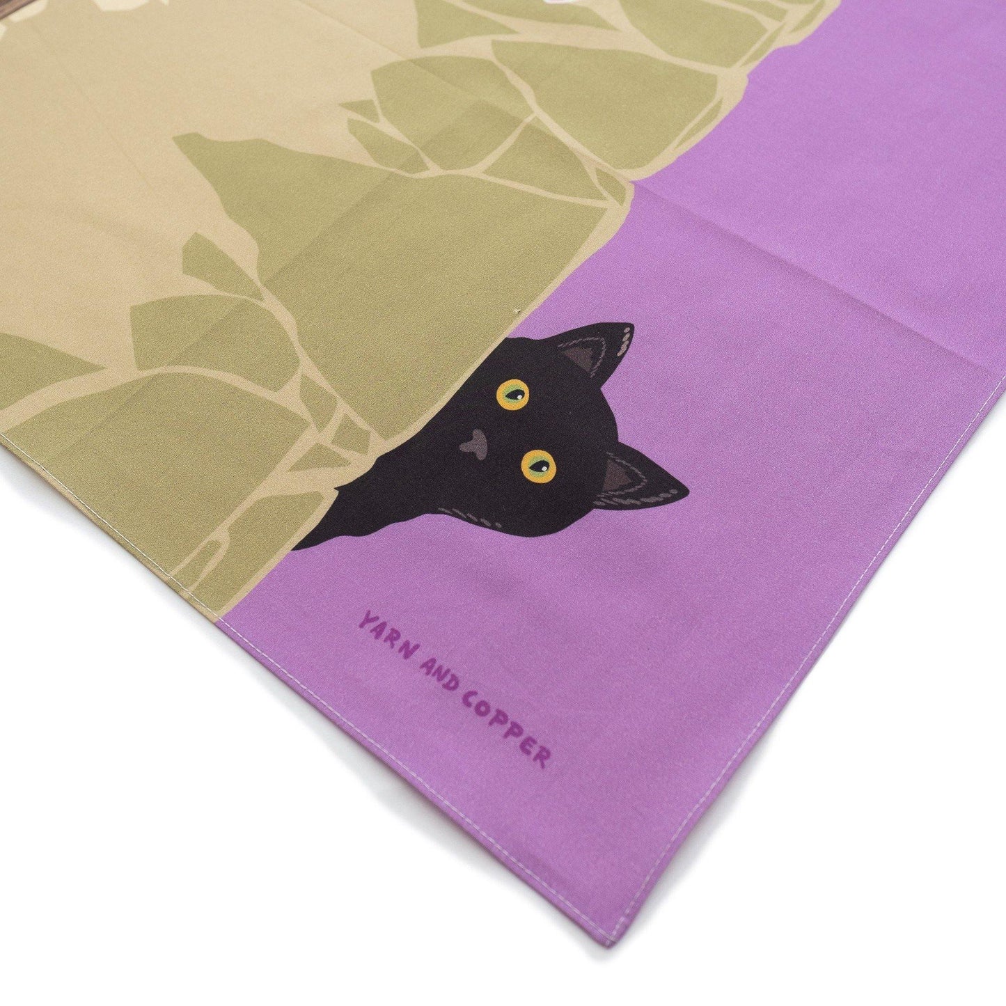 イエローのみ Japanese Printed Organic cotton `Magnolia` PY ブロードハンカチ/ポケットチーフ