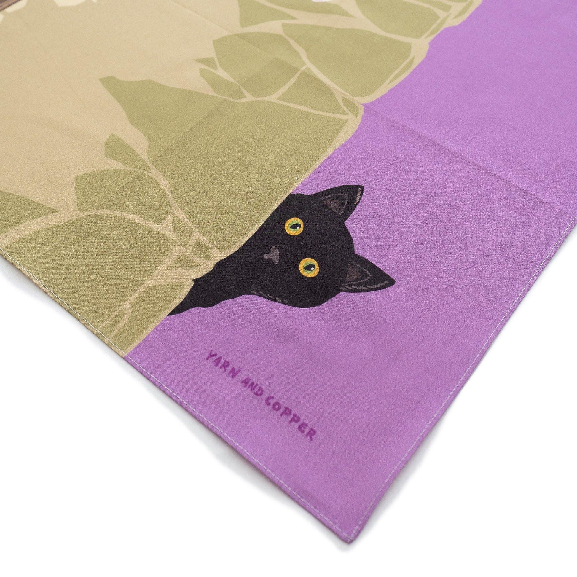 イエローのみ Japanese Printed Organic cotton `Magnolia` PY ブロードハンカチ/ポケットチーフ