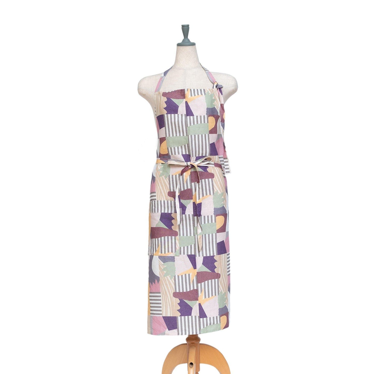 近江リネン Japanese Linen ユニセックス エプロン ’Howfield’ Pastel