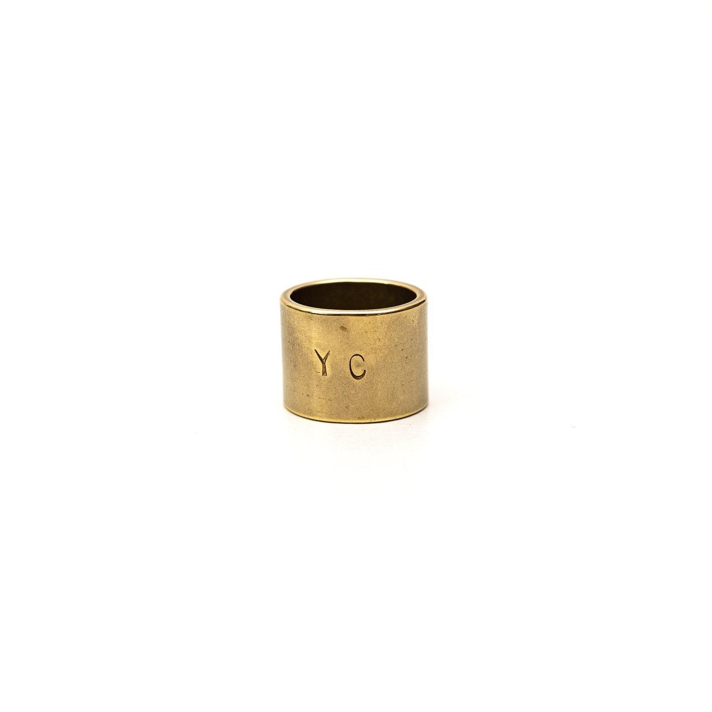 YARN&COPPER 真鍮製スカーフリング丸型 Sサイズ