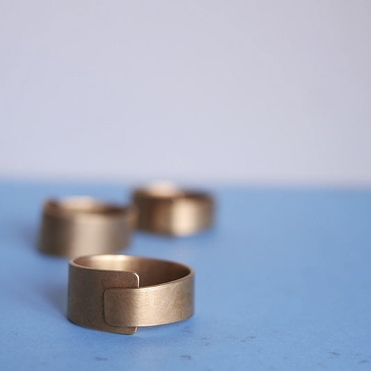 YARN&COPPER 真鍮製 Japanese Brass スカーフリング Lサイズ 単品 | YARN&COPPER