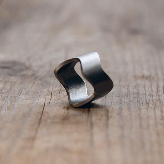 YARN&COPPER ステンレス製 Japanese stainless steel スカーフリング Sサイズ