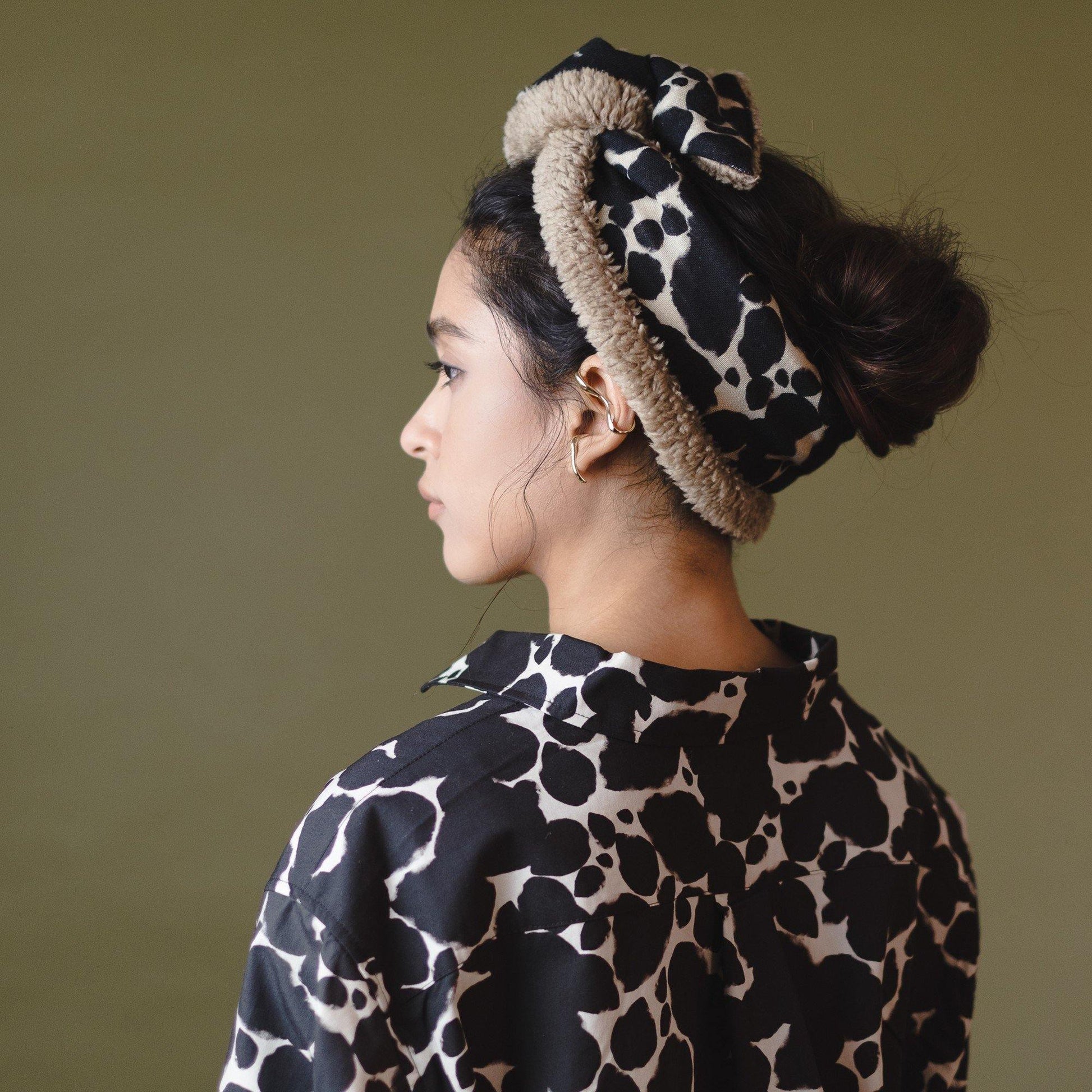 再入荷!Merino Wool 'Edition 71' リバーシブルヘッドスカーフ/ミニスカーフ