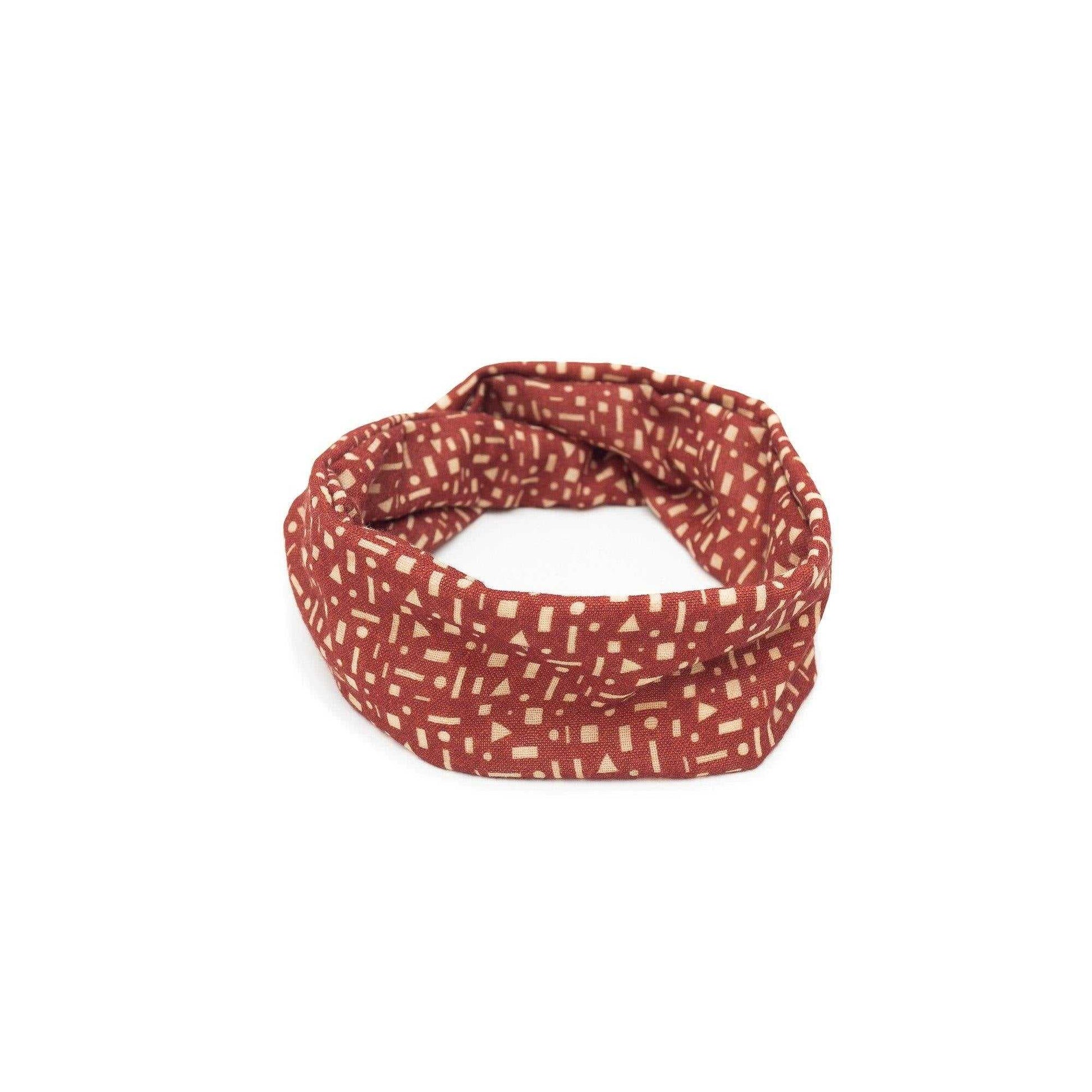 Japanese Merino Wool 'Alkham' Red ヘッドスカーフ/ミニスカーフ | YARN&COPPER