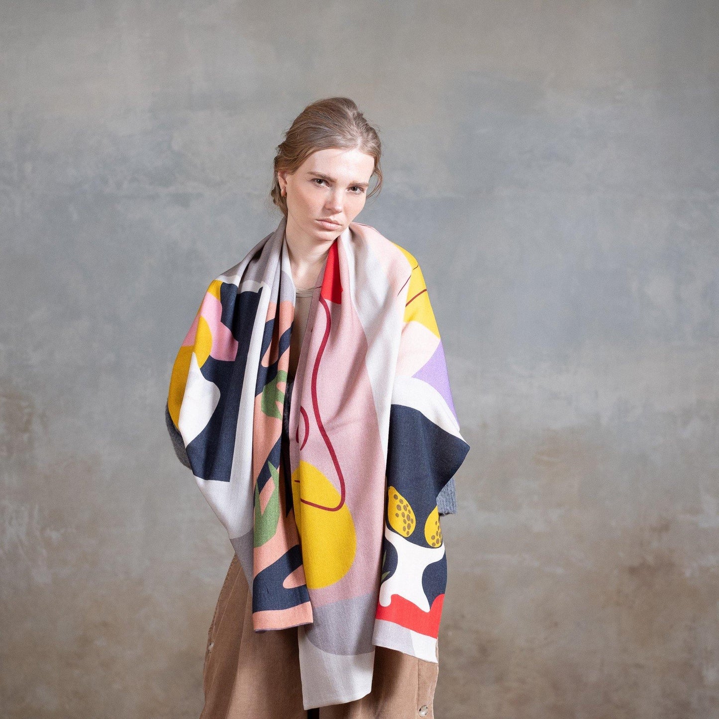 再入荷!Japanese Merino Wool 'AESTHETE' 二重仕立てのロングストール | YARN&COPPER