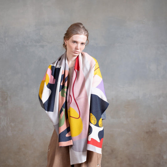 再入荷!Japanese Merino Wool 'AESTHETE' 二重仕立てのロングストール | YARN&COPPER