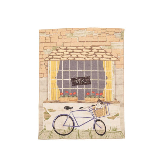 近江リネン Japanese Linen キッチンタオル  'Jane`s Tea Room' | YARN&COPPER