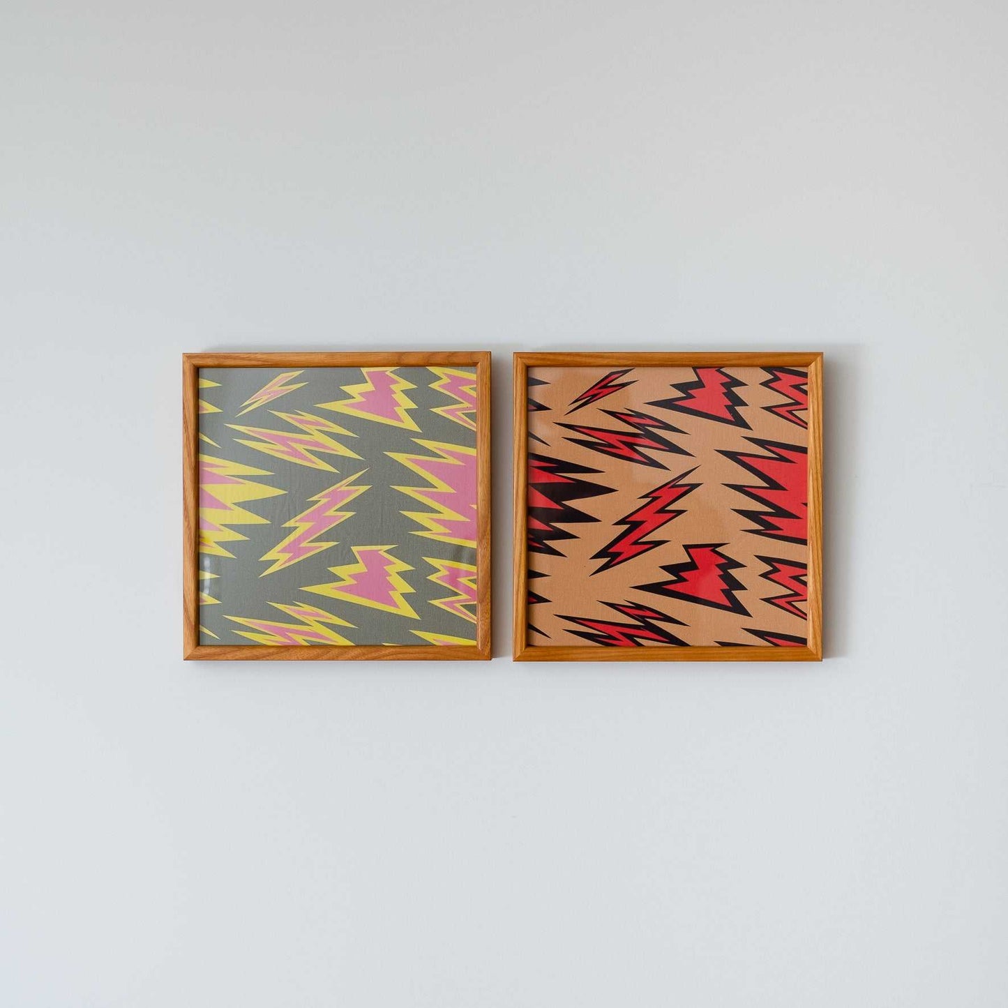 有効活用 'ZAAP!' khaki & beige 2色/3サイズ展開 インテリアアート | YARN&COPPER