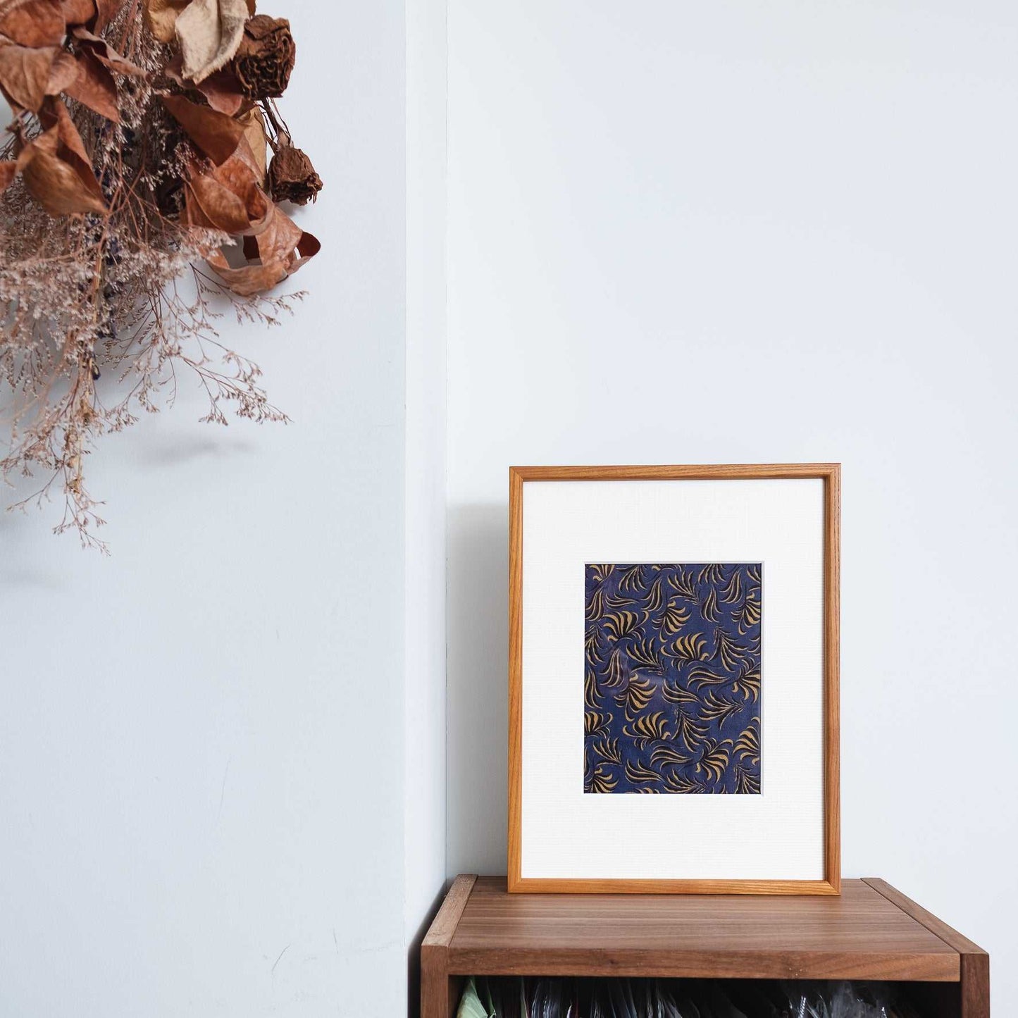 有効活用 'Pearsham' navy 3サイズ展開 インテリアアート | YARN&COPPER