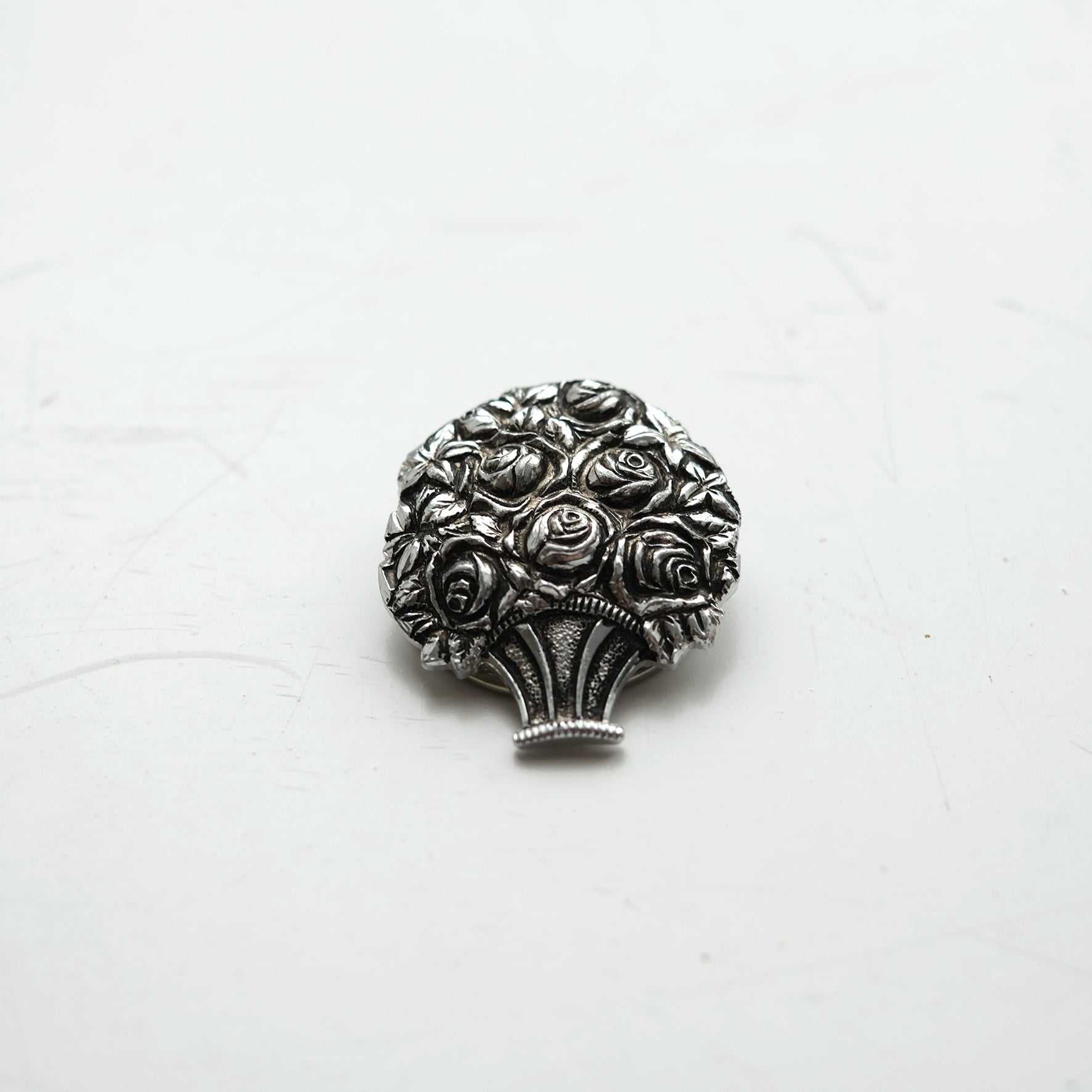 dead stock ヴィンテージスカーフクリップ Vintage Scarf Clip バラの木 | YARN&COPPER
