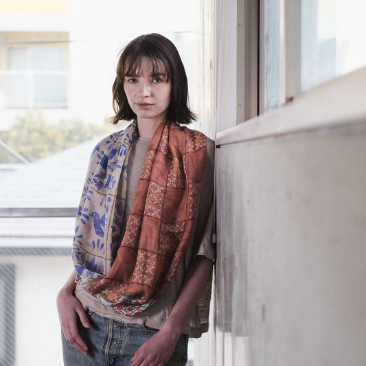 5月中入荷予定!Japanese Linen 'Marrakesh'  ループスカーフ