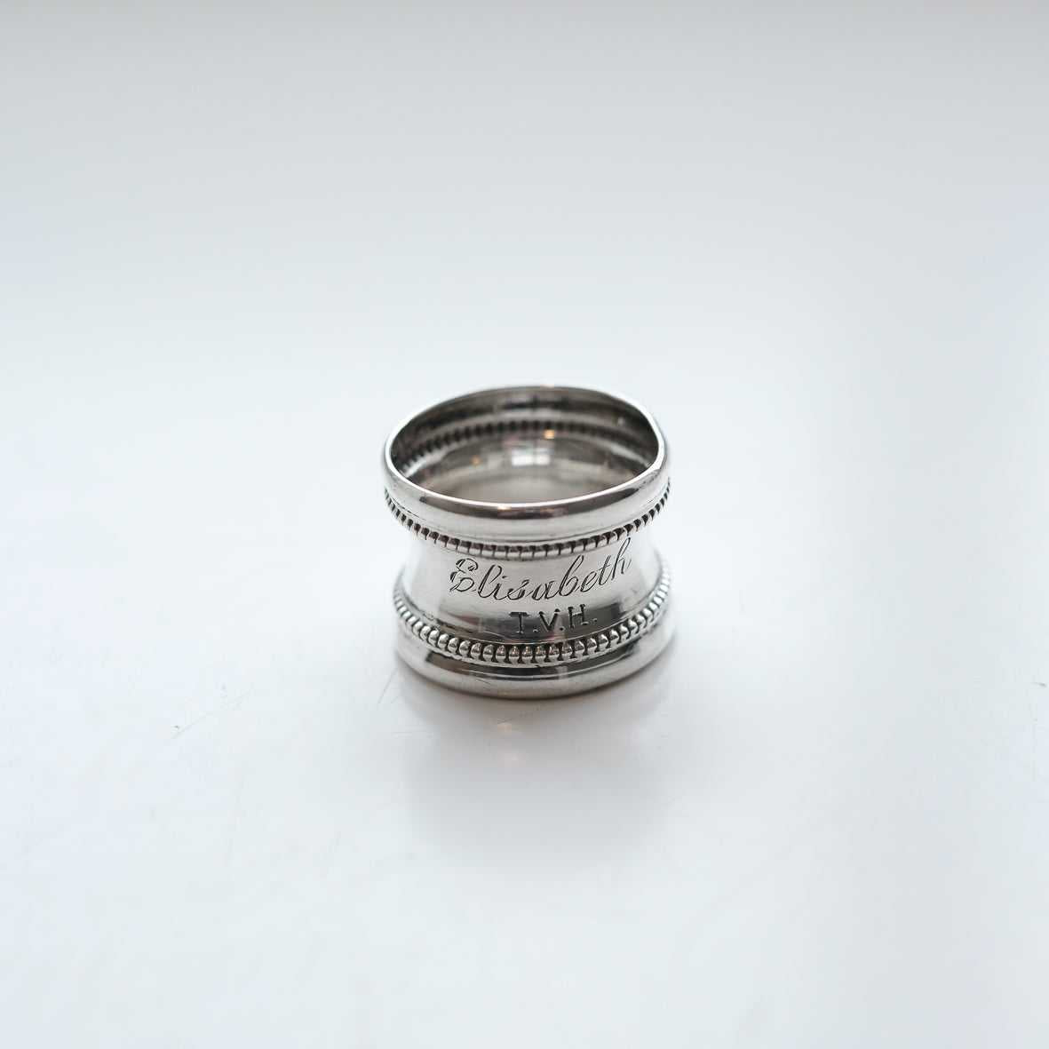 4月末〜お届け予定  dead stock ヴィンテージスカーフリング Vintage Scarf Ring シルバー2