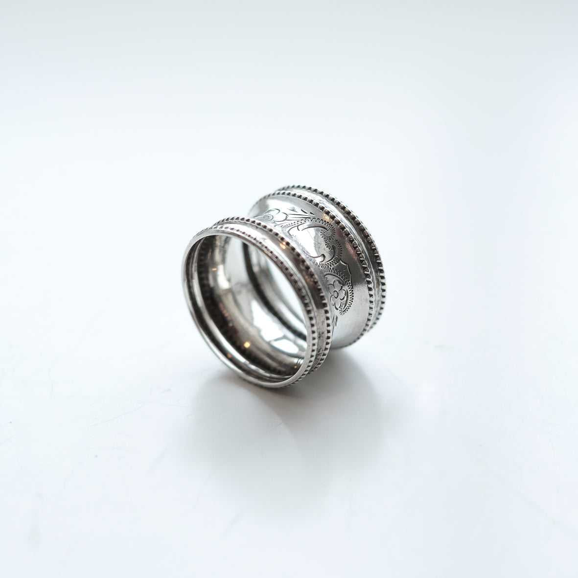 4月末〜お届け予定  dead stock ヴィンテージスカーフリング Vintage Scarf Ring シルバー1