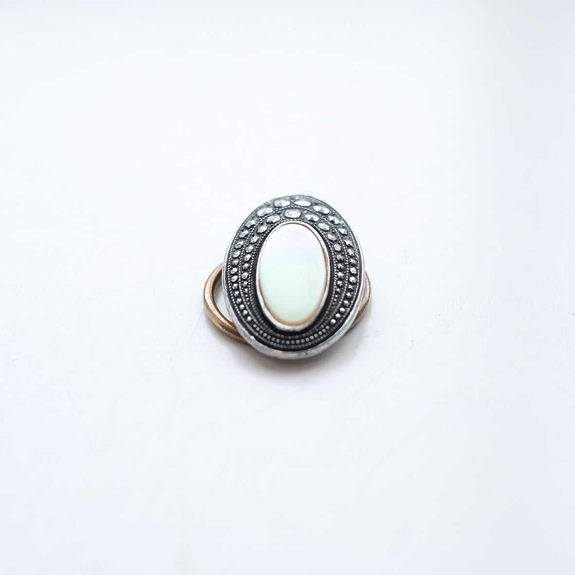 4月末~お届け予定 dead stock ヴィンテージスカーフクリップ Vintage Scarf Clip オーバルシェイプ2