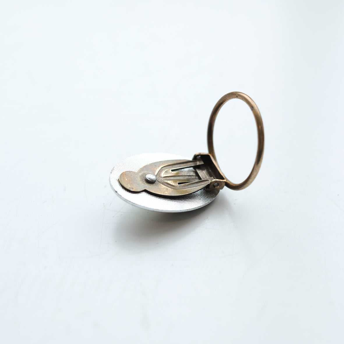 4月末~お届け予定 dead stock ヴィンテージスカーフクリップ Vintage Scarf Clip オーバルシェイプ2