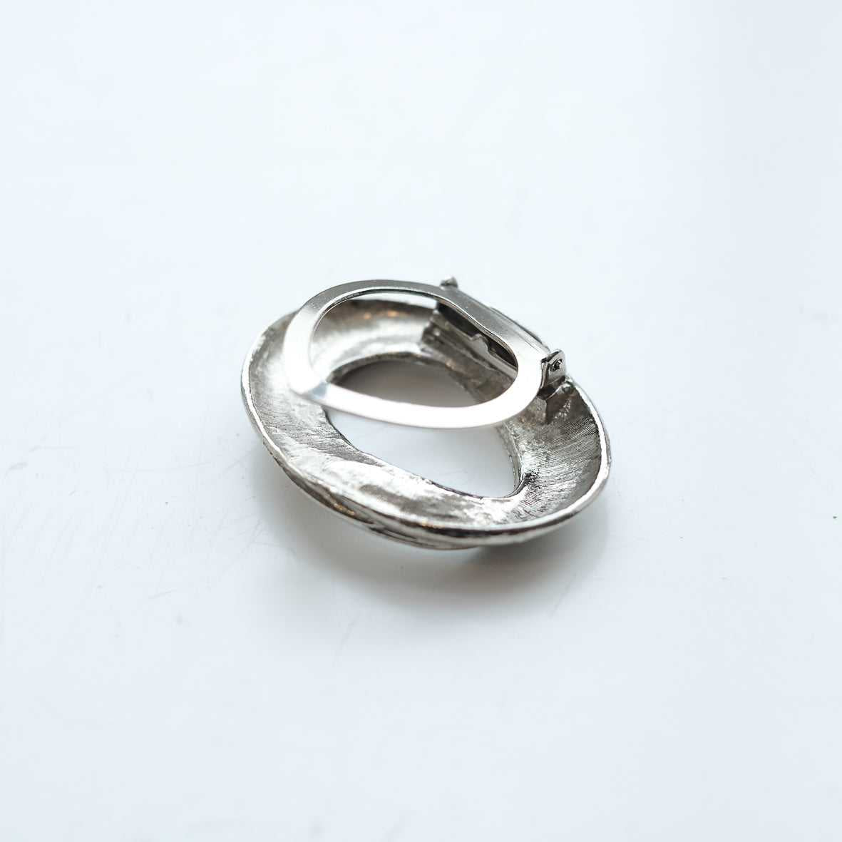 4月末~お届け予定 dead stock ヴィンテージスカーフクリップ Vintage Scarf Clip オーバルシェイプ 1