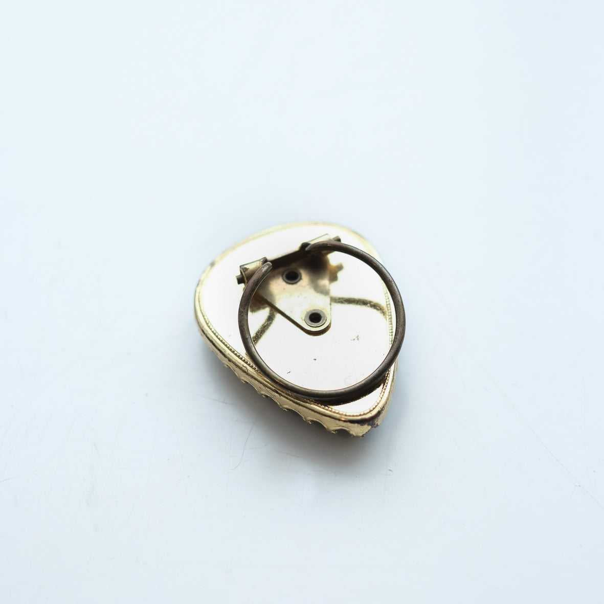 4月末~お届け予定 dead stock ヴィンテージスカーフクリップ Vintage Scarf Clip ティアードロップ