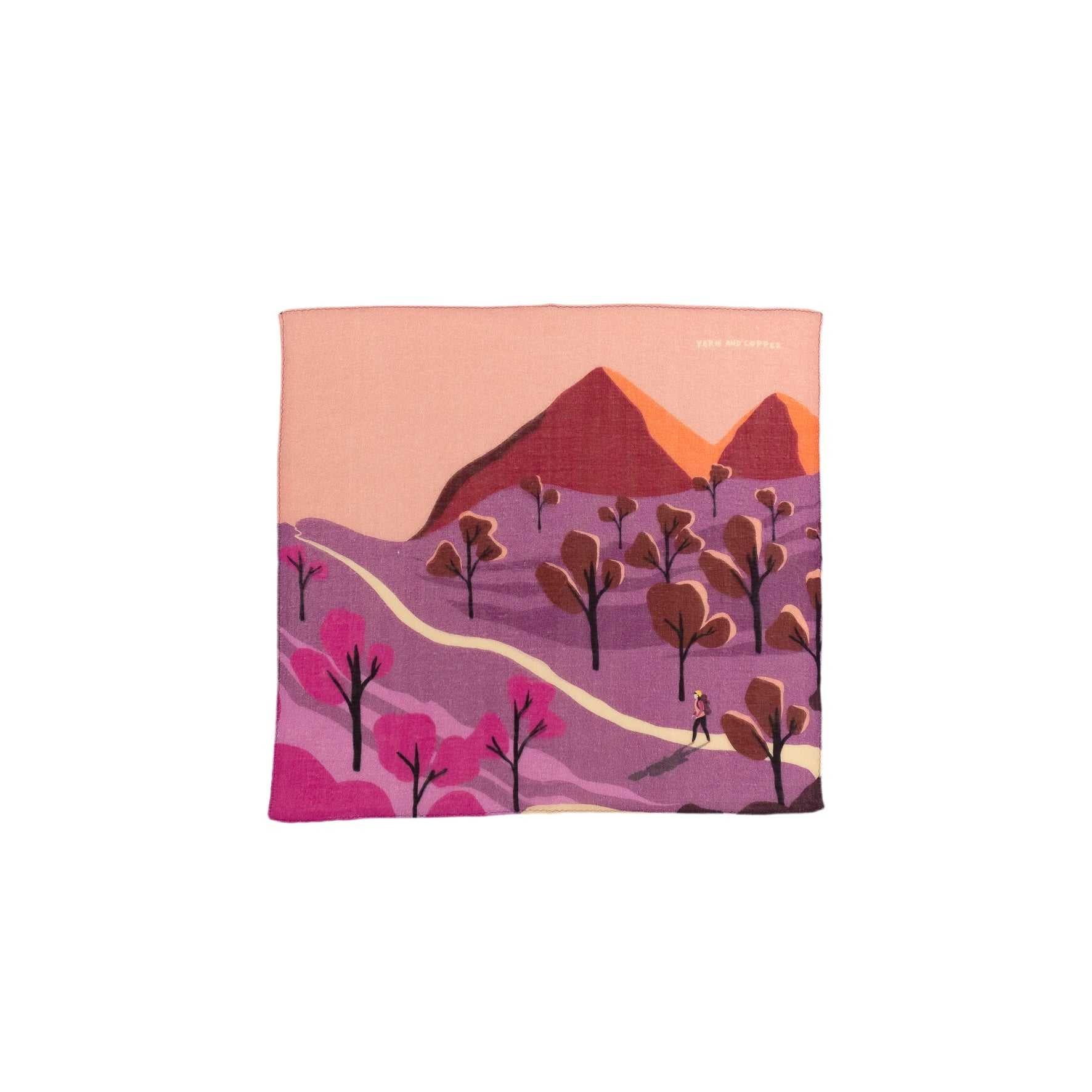Double gaze Organic cotton 'Wilderness' ハンカチ | YARN&COPPER
