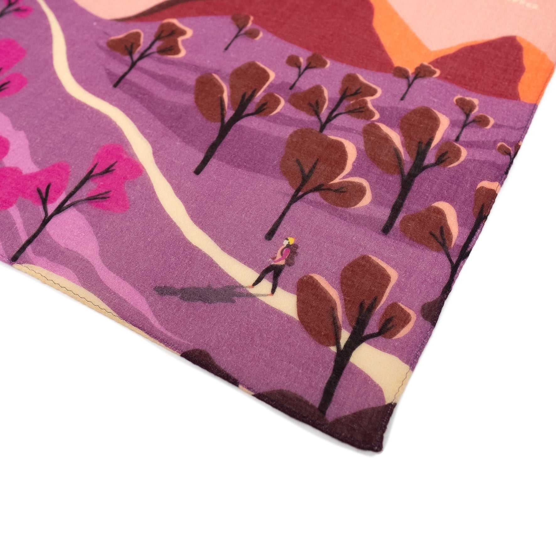 Double gaze Organic cotton 'Wilderness' ハンカチ | YARN&COPPER